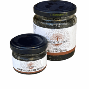 Perles au jus de truffes